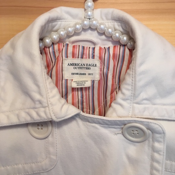 AMERICAN EAGLE LINED PEA COAT/ JACKET - Picture 2 of 11